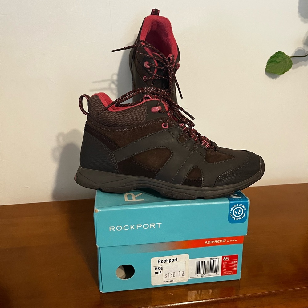Rockport Black and Pink Outdoor Boots
